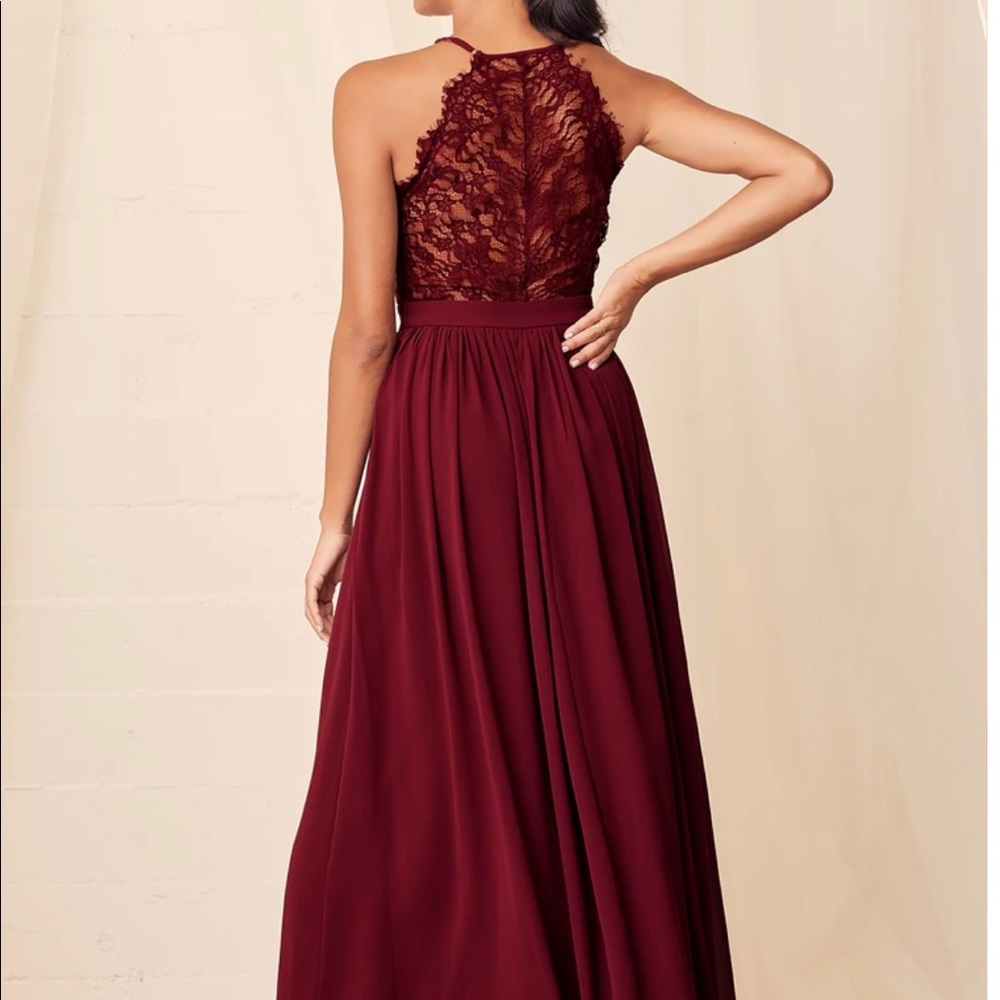 NWT burgundy dress